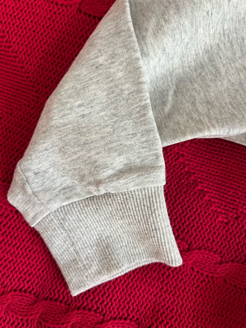 Jars Girls' Ruffle Sweatshirt - Light Gray - Picture 6 of 9